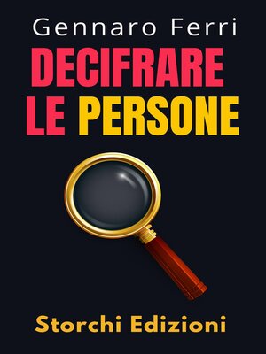 cover image of Decifrare Le Persone